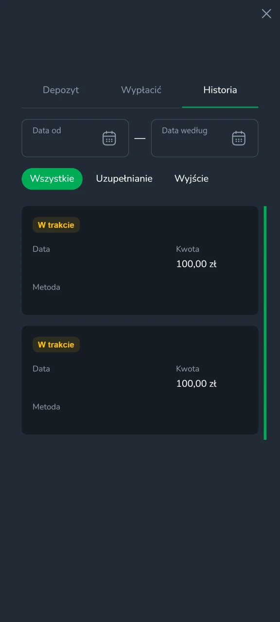 Poczekaj, aż transakcja zostanie zakończona i odbierz swoje środki z Cactus Casino.